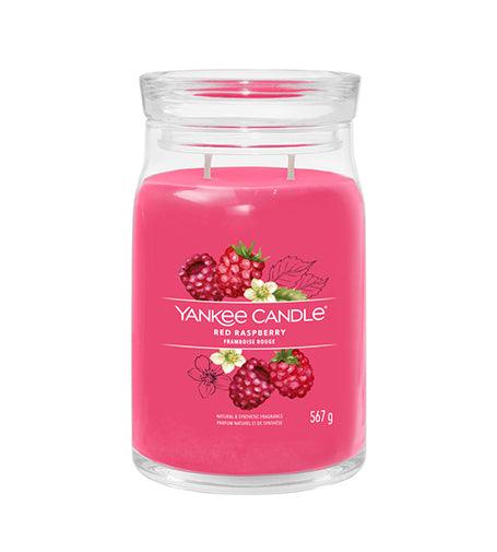 YANKEE CANDLE Red Raspberry Signature Candle Large 567 G - Parfumby.com