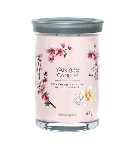 YANKEE CANDLE Pink Cherry & Vanilla Signature Tumbler Large 567 G - Parfumby.com