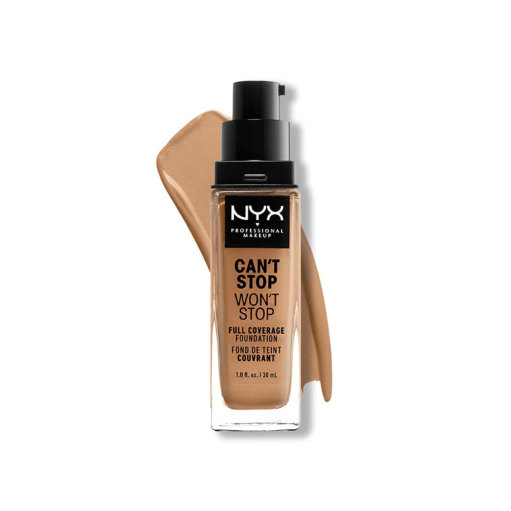 NYX PROFESSIONAL MAKE UP  Can't Stop Won't Stop Full Coverage Foundation #camel 30 ml