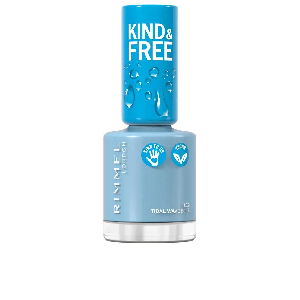 RIMMEL LONDON Kind & Free Nail Polish #152-tidal Wave Blue - Parfumby.com