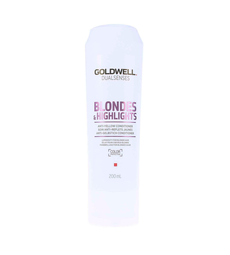 GOLDWELL Dualsenses Blondes & Highlights Anti-Brassiness Conditioner 200 ML - Parfumby.com