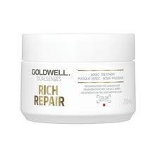 GOLDWELL Mask for Dry and Damaged Hair Dualsenses Rich Repair 60 Sec.. Treatment 200 ML - Parfumby.com