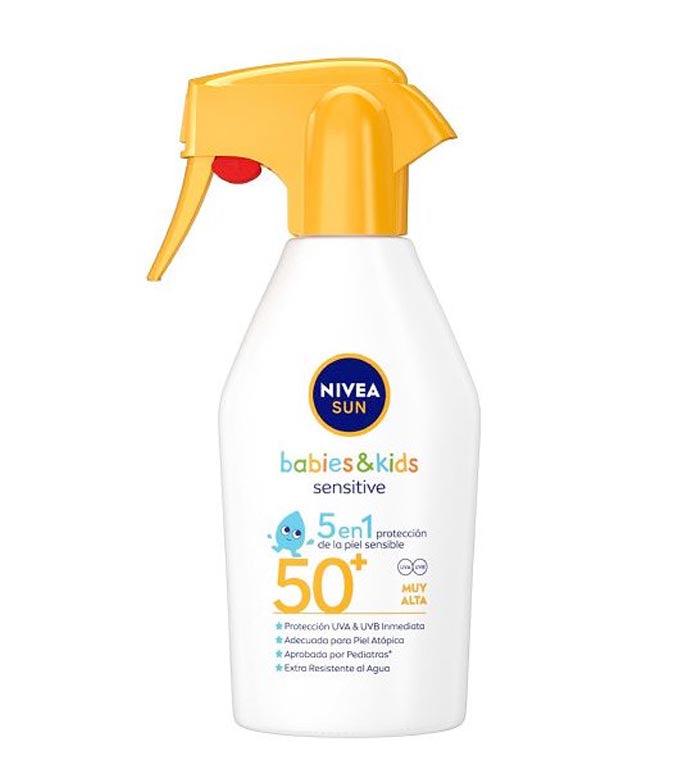 NIVEA Sun Babies & Kids Sensitive Spf50+ Pistola 270 Ml - Parfumby.com