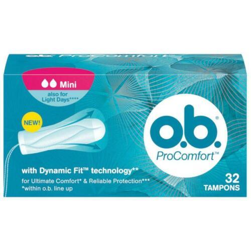 OB O.b. Procomfort Mini Tampon 32 U 32 pcs - Parfumby.com