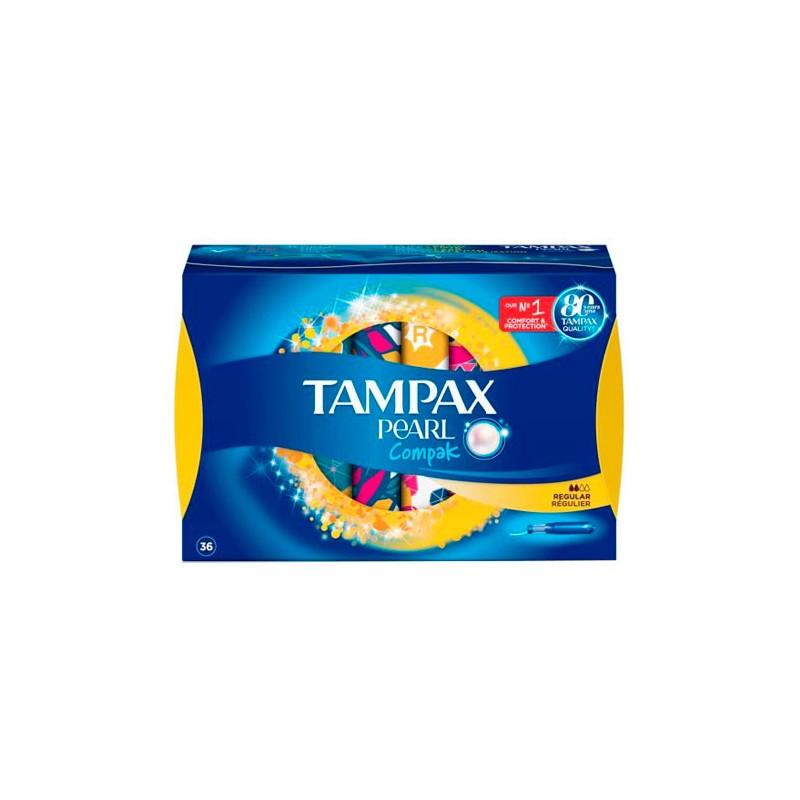 TAMPAX Pearl Compak Tampon Regular 36 Units 36 pcs - Parfumby.com