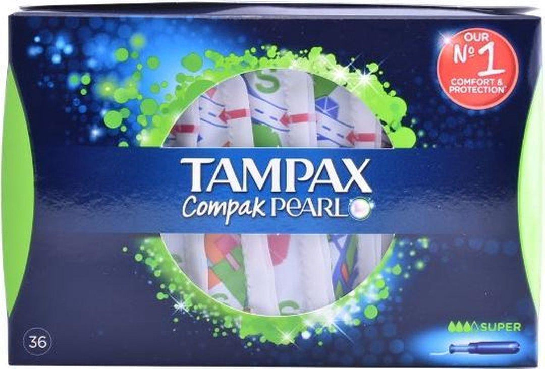 TAMPAX Pearl Compak Tampon Super 36 Units 36 PCS - Parfumby.com