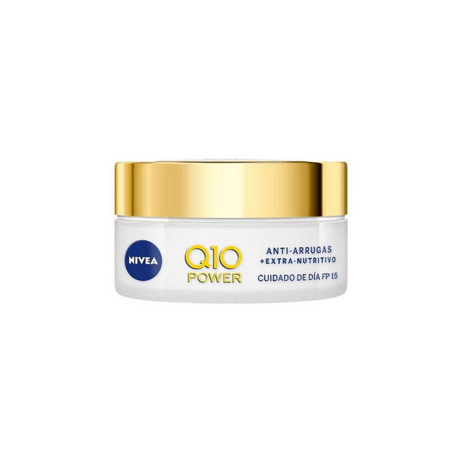 NIVEA Q10 + Power Anti-wrinkle + extra Nutritive Spf15 50 ML - Parfumby.com