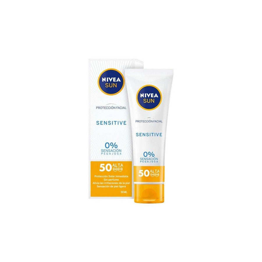 NIVEA Sun Facial Sensitive Spf50 50 ML - Parfumby.com