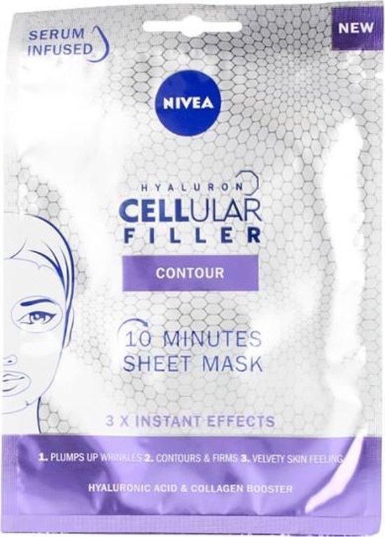 NIVEA Hyaluron Cellular Filler Anti-age Mascarilla Facial 1 U 1 PCS - Parfumby.com