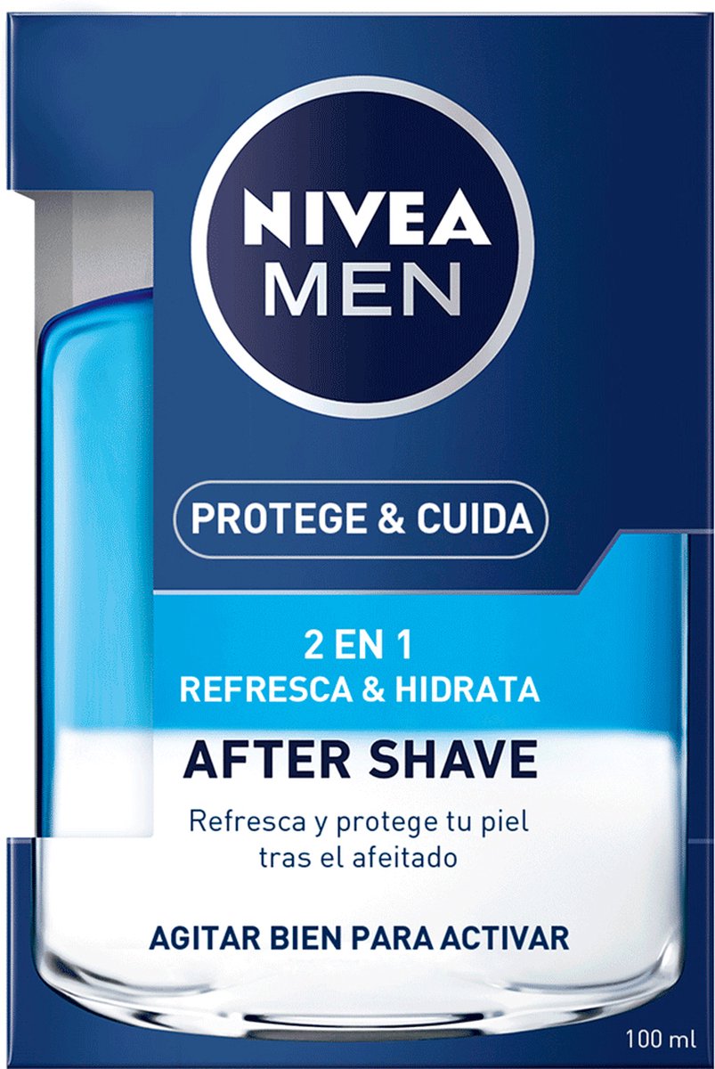 NIVEA Men Protect &amp; Cares Aftershave 2 in 1 100 ml