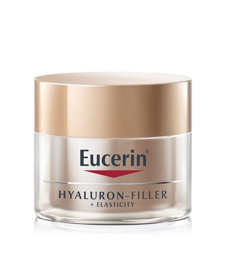 EUCERIN Hyaluron-filler + Elasticity Night Cream For Mature Skin 50 Ml - Parfumby.com