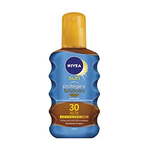 NIVEA Sun Protect & Tan Oil Spf30 200 ML - Parfumby.com