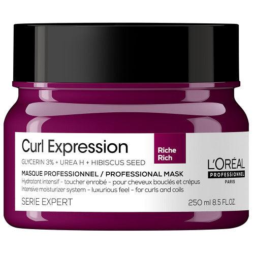 L'OREAL PROFESSIONNEL PARIS Curl Expression Professional Mask Rich 250 ml - Parfumby.com