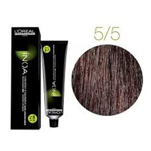 L'OREAL PROFESSIONNEL PARIS Inoa Brown Resist Coloration Sans Ammonia #5,5 60 G - Parfumby.com