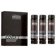 L'OREAL Homme Cover 5 Gel Hair Color For Men 3 x 50 ml #3-DARK-BROWN - Parfumby.com