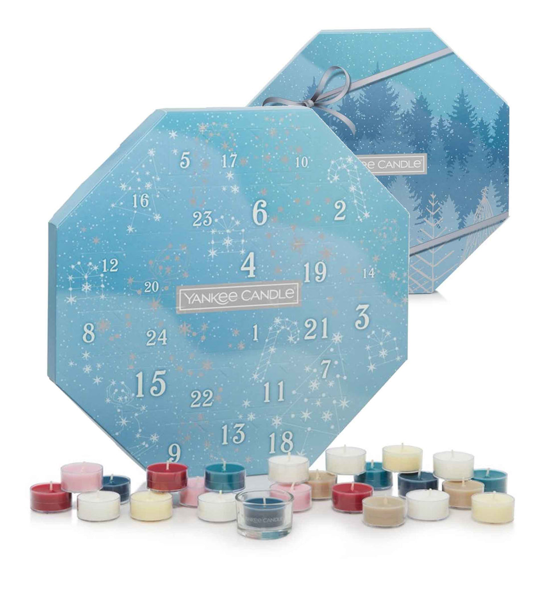 YANKEE CANDLE Advent vánoční věnec 24x9,8g čajové kaarsen met věncem