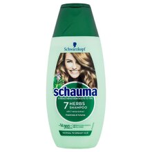 SCHWARZKOPF PROFESSIONAL Schauma 7 Kruiden Frisheid Shampoo - Osvěžující Shampoo s bylinkami 400ml