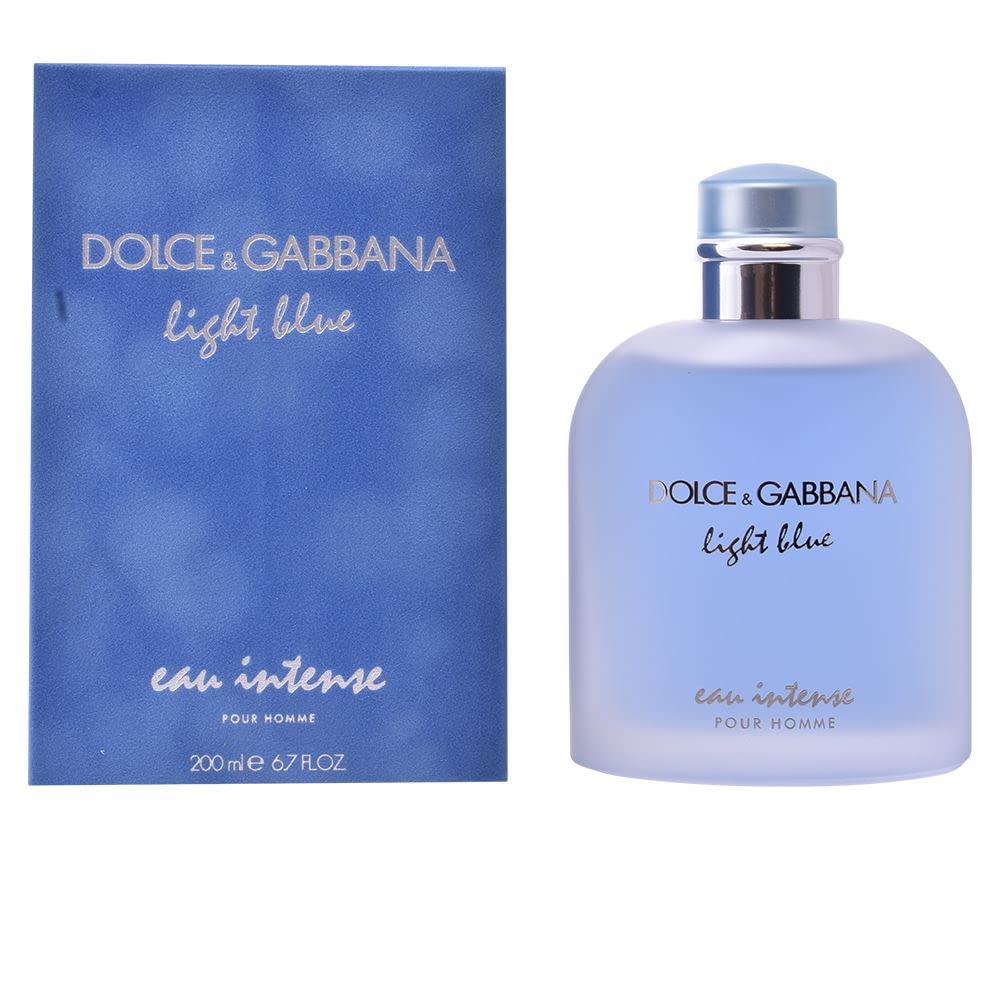 DOLCE GABBANA Light Blue Eau Intense Pour Homme Eau de Parfum (EDP) 200ml