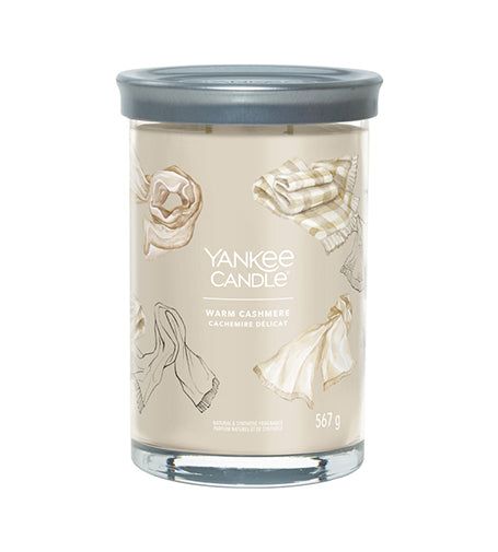 YANKEE CANDLE Warm Cashmere signature tumbler velours 567 g