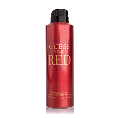 GUESS  SEDUCTIVE HOMME RED(M)6.0oz Body Spray(LI FREE)