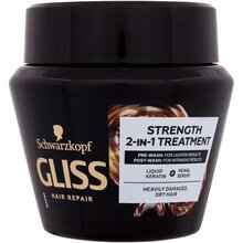 SCHWARZKOPF PROFESSIONAL Gliss Ultimate Repair Strength 2-in-1 behandeling ( poškozené + suché vlasy ) - Regenerační maska