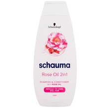 SCHWARZKOPF PROFESSIONAL Schauma Rose Oil 2in1 Shampoo - Šampon + kondicionér pro zvýšení lesku + snadné rozčesání