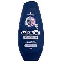 SCHWARZKOPF PROFESSIONAL Schauma Silver Reflex Conditioner ( šedé, bílé nebo barvené blond vlasy ) - Kondicionér 250ml