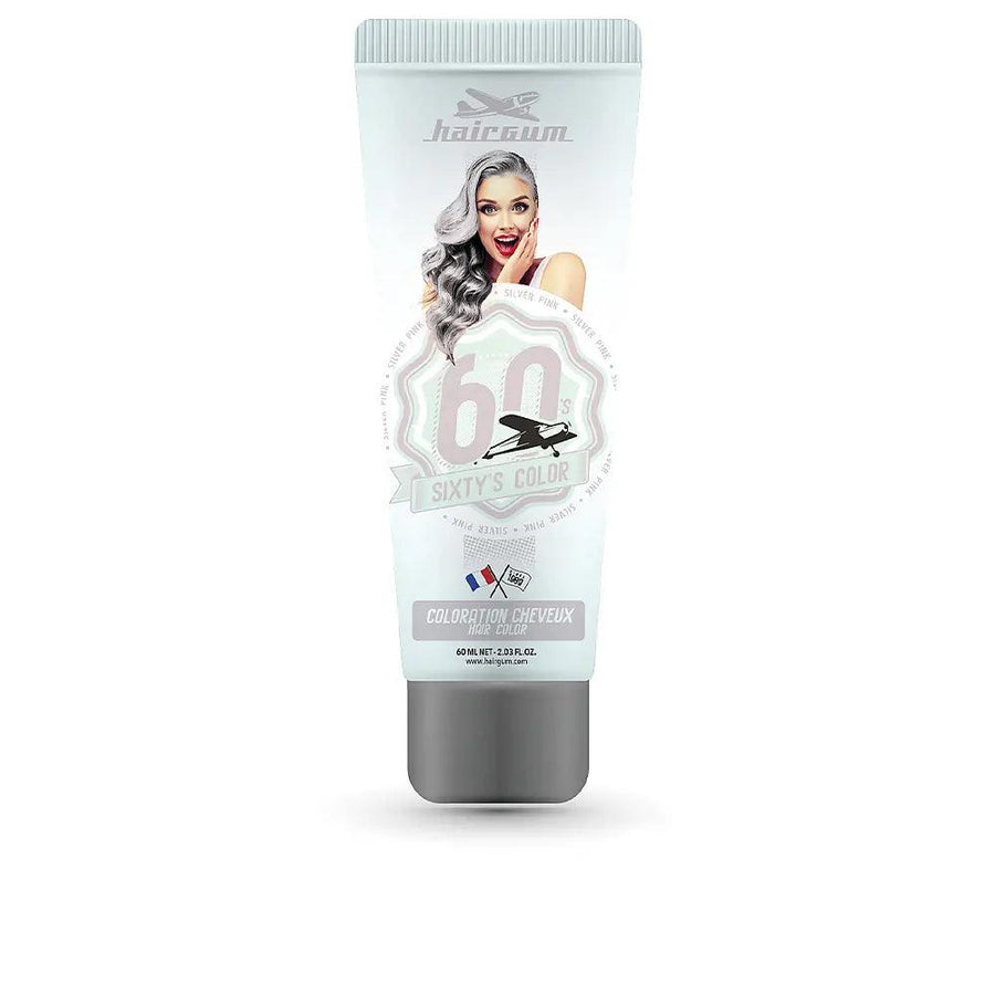 HAIRGUM Sixty's Color Hair Color #silver Pink #silver - Parfumby.com