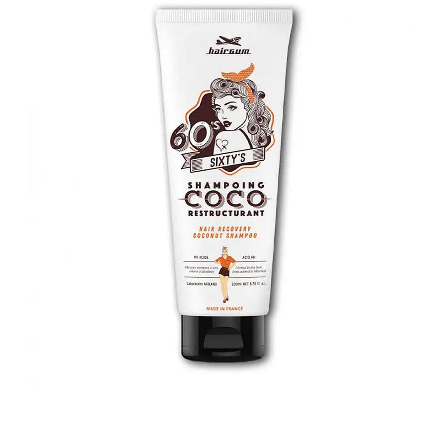 HAIRGUM Sixty's Recovery Coconut Shampoo 200 ml - Parfumby.com