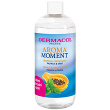 DERMACOL Aroma Moment Tropische vloeibare zeep ( Papája + máta ) - Natuurlijke zeep van tekutého mýdla na ruce