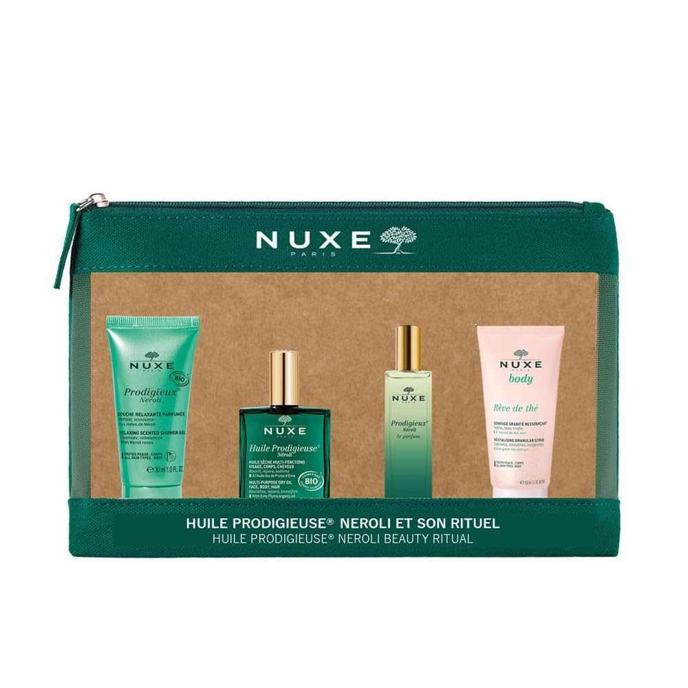 NUXE  Huile Prodigieuse Néroli Travel Ritual Lot 4 pcs