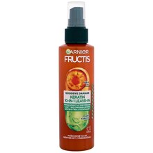 GARNIER Fructis Goodbye Damage Keratine 10-In-1 Leave-In - Bezoplachový sprej pro obnovu poškozených vlasů 150ml