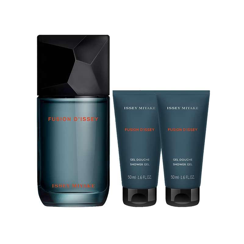 ISSEY MIYAKE Fusion D'Issey Gift Set EAU DE TOILETTE 100 ML + SHOWERGEL 2 X 50 ML - Parfumby.com