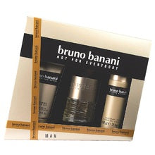 BRUNO BANANI  Man Gift Set Eau de Toilette (EDT) 50 ml,  Man shower gel 50 ml and  Man deospray 50 ml 50ml