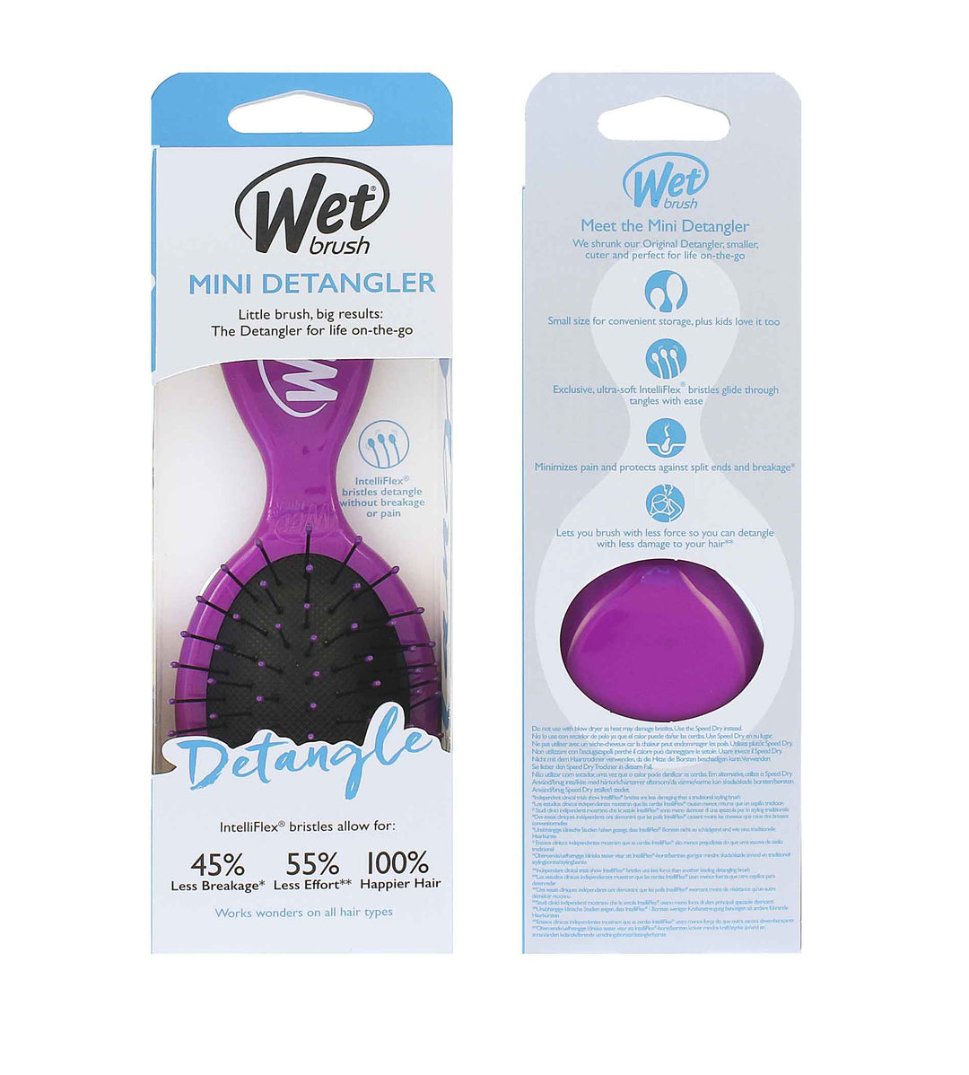 WET BRUSH  Mini Detangler kartáč na vlasy Purple