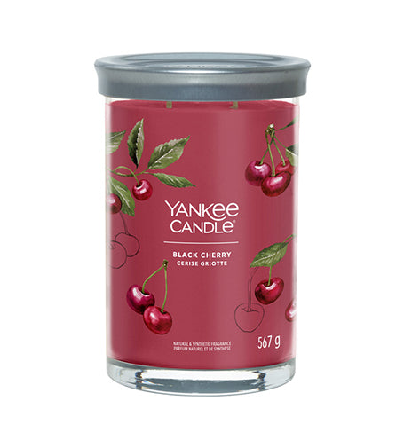 YANKEE CANDLE Black Cherry signature tumbler velours 567 g