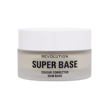 MAKEUP REVOLUTION Superbase Green Colour Corrector Skin Base - Podkladová báze pod make-up proti zarudnutí + pigmentovým skvrnám