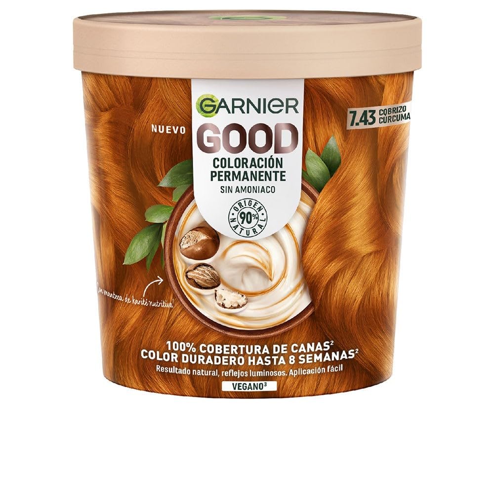 GARNIER  Good Permanent Color #7.43 Turmeric Copper 1 U