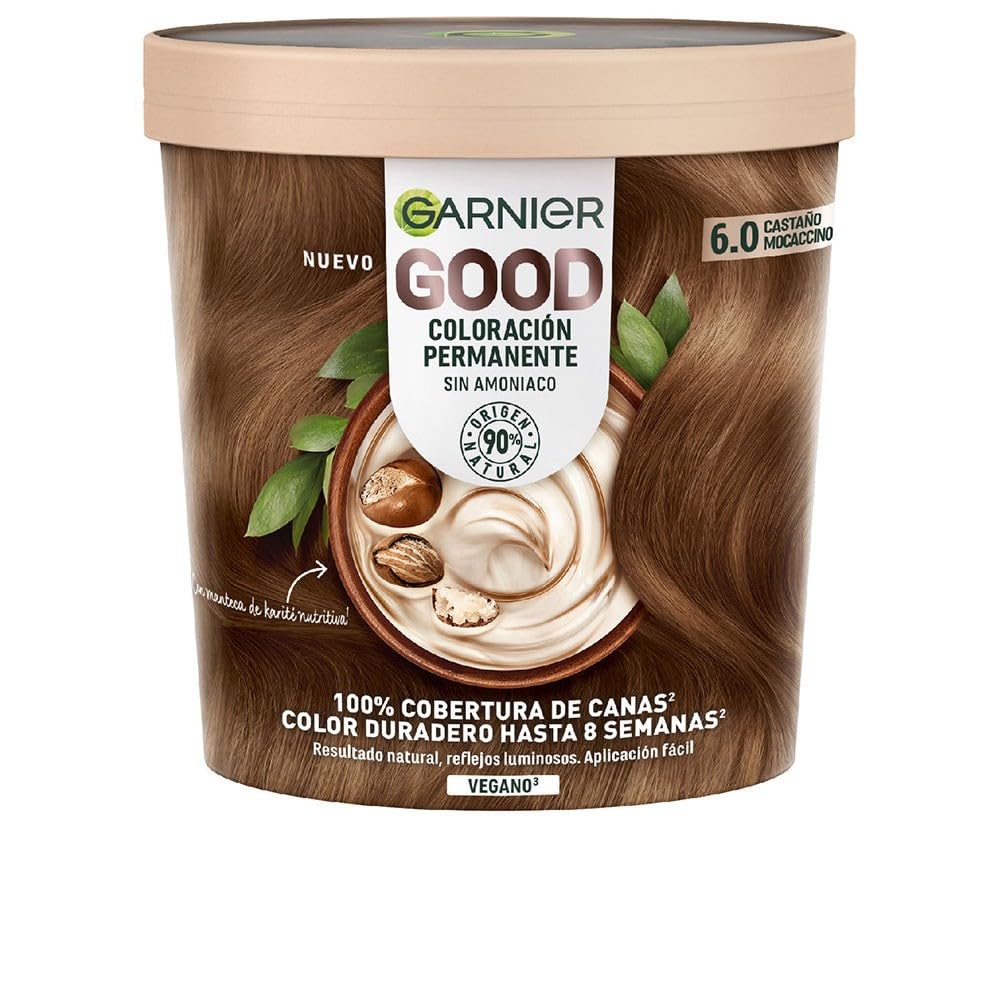 GARNIER  Good Permanent Color #6.0 Mocaccino Chestnut 1 U