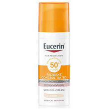 EUCERIN Pigment Control Getinte Zonnegel-Cream SPF 50+ - Ochranný tonovací gelový krém na obličej 50 ml