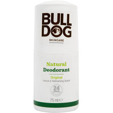 BULLDOG Original Natural Deodorant Herbal & Refreshing Scent - Přírodní kuličkový deodorant 75ml