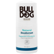 BULLDOG Natural Deodorant Peppermint & Eucalyptus Crisp & Invigorating Scent - Přírodní kuličkový deodorant 75ml