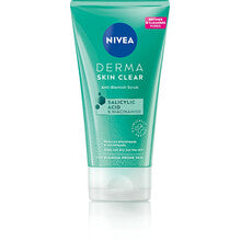 NIVEA Derma Skin Clear Anti-Blemish Scrub - Čisticí pleťový peeling 150ml