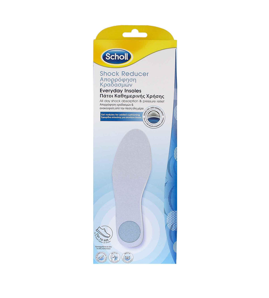 SCHOLL Shock Reducer Everyday Insoles Shoe Insoles For Everyday Wear 1 Pair 1 PCS - Parfumby.com