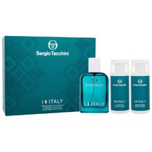 SERGIO TACCHINI I Love Italy Gift Set Eau de Toilette (EDT) 100 ml, Shower  gel 100 ml + After Shave Balsam ( balzám po holení ) 100 ml