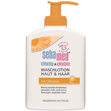 SEBAMED Baby Washing Lotion Skin & Hair With Calendula - Mycí emulze na tělo + vlasy pro děti