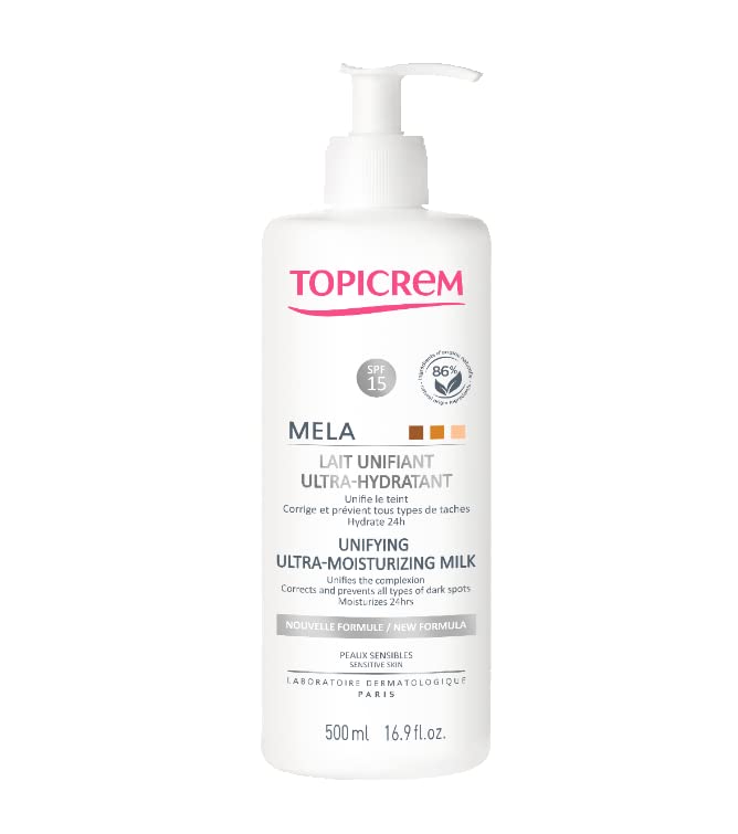 TOPICREM  Mela Ultra-moisturizing Unifying Body Milk Spf15+ 500 ml