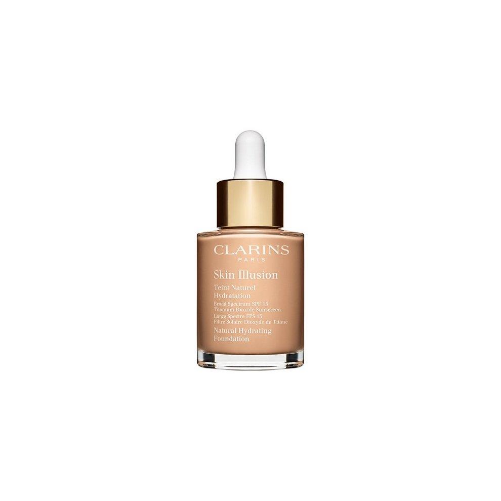 CLARINS Skin Illusion Teint Naturel Hydratation Foundation #111-AUBURN-30ML - Parfumby.com