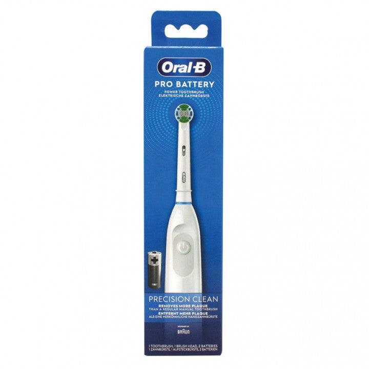 ORAL-B ORAL-B Precision Clean Pro-battery 1 Brush + 2 Batteries 1 PCS - Parfumby.com