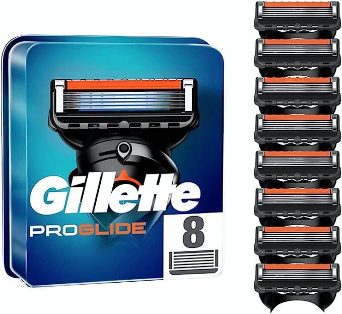 GILLETTE Fusion Proglide Charger 8 Refills 8 PCS - Parfumby.com